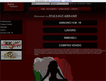Tablet Screenshot of italiaguardami.com